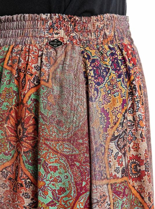 Image du produit Replay Robe midi imprimée viscose (XL)