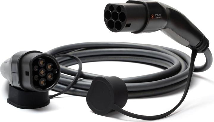 Produktbild Ev Buddy Charge 11 - Ladekabel 11kW 6m (Typ 2, 11 kW, 16 A, 6 m)