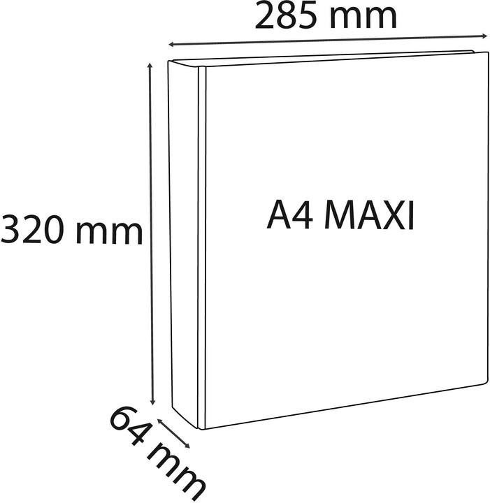 Actual product image Exacompta KREACOVER - Ring binders A4 Maxi (A4, 67 mm, 1 pcs.)