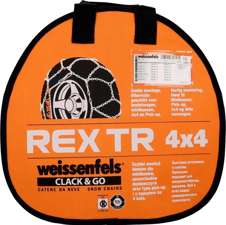 Actual product image Weissenfels Rex TR 4 x 4 Group 10