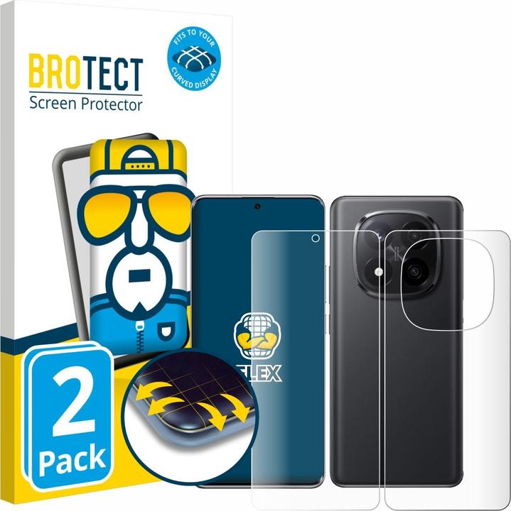 Actual product image BROTECT Full-Screen Protector (2 pcs., Xiaomi Redmi Note 14 Pro 5G)