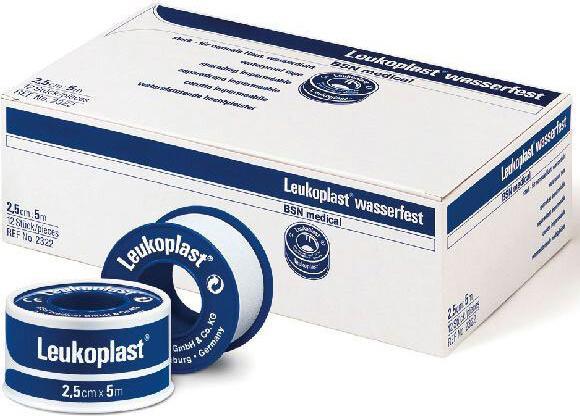 Actual product image BSN Leukoplast waterproof 5 cm x 5 m for fixation of bandages, 1 pc. plaster (1 x)