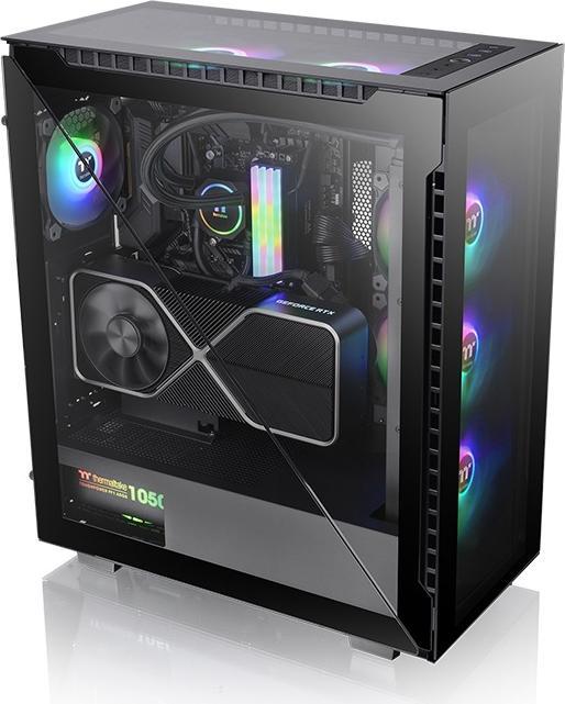Actual product image Thermaltake Divider 500 TG ARGB Black (ATX, mATX, Mini-ITX)