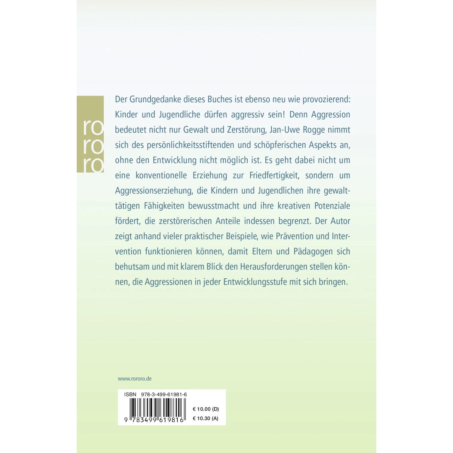 Thumbnail - Kinder dürfen aggressiv sein, Ratgeber von Jan-Uwe Rogge