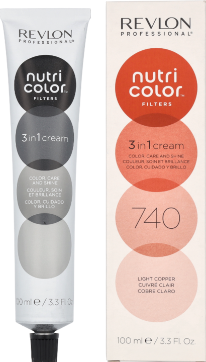 Produktbild Revlon Professional Nutri Color Filters (Mittelblond Kupfer Intensiv, 740 Light Copper)