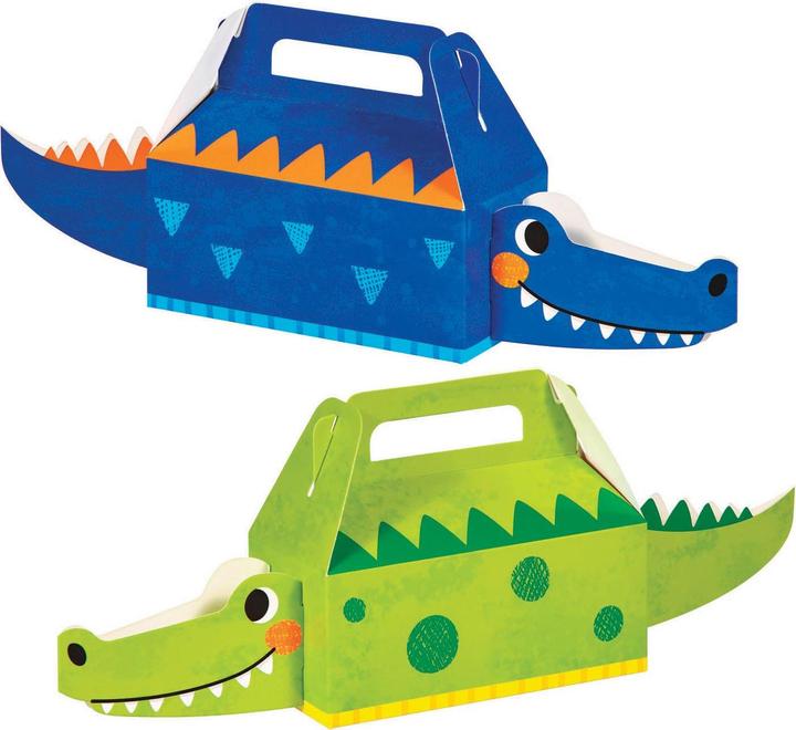 Produktbild Creative Party Geschenkbox Alligator (4x)