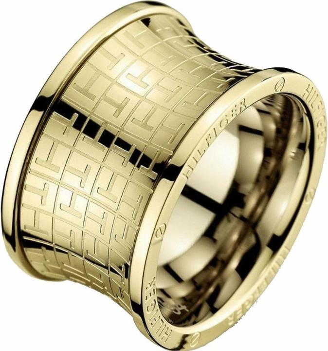 Produktbild Tommy Hilfiger Solid Gold Plated Ring 2700817 - Circuit: 52mm (52)