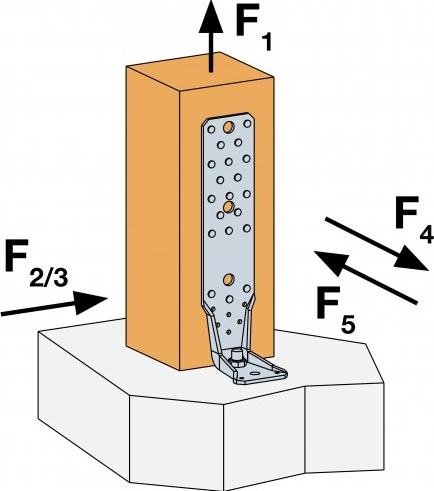 Actual product image Simpson Sst Angle connector KR (Angle connector, 1 pcs.)