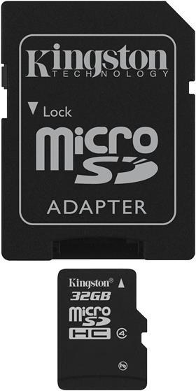 Kingston microSDHC 32 Go classe 4 (32 Go, microSDHC)