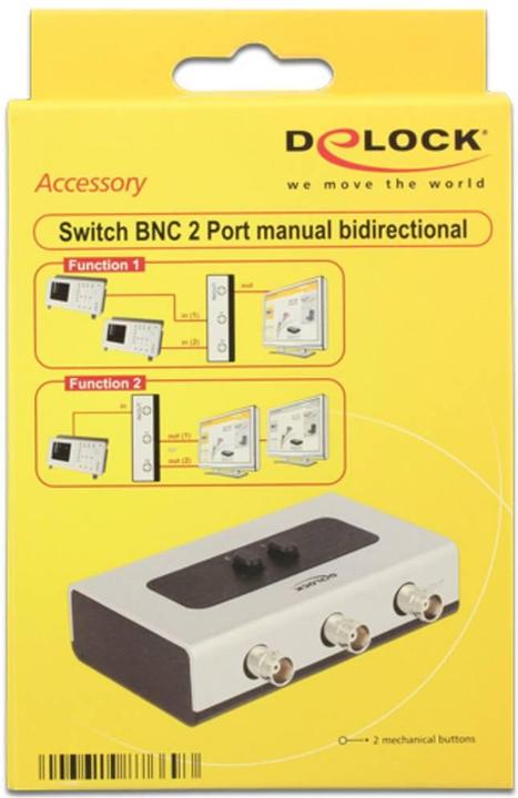 Actual product image Delock 2Port BNC Switchbox