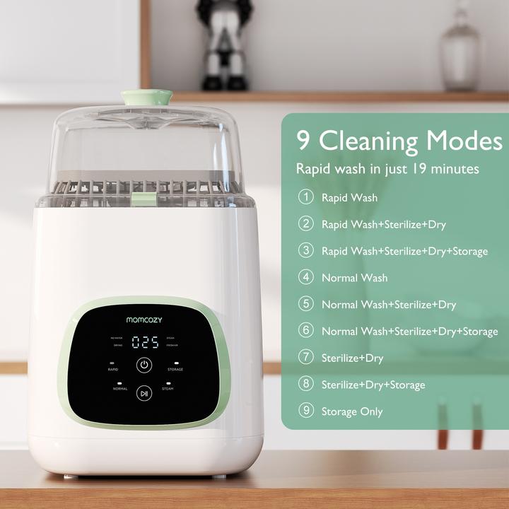 Actual product image Momcozy Baby Bottle Washer & Sterilizer