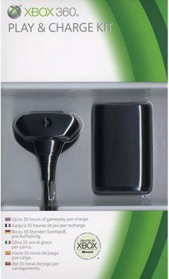 Produktbild Microsoft X360 Play & Charge Kit (Xbox 360)