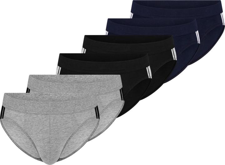 Immagine prodotto Schiesser Confezione da 6 - 95/5 Stretch - Cotone organico Rio Slip / Mutande (L, confezione da 6)