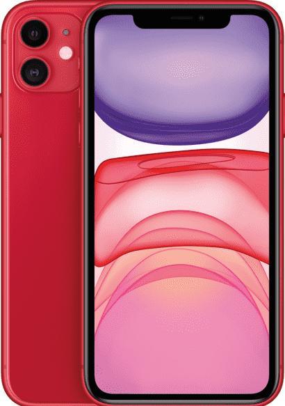 Forza Refurbished iPhone 11 (64 GB, Red, 6.10", 12 Mpx, Dual SIM, C / Good)