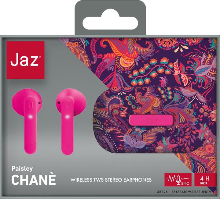 Produktbild JAZ Chané - TWS-Ohrhörer mit ENC-Technologie und Stoff-Ladeetui (Aktive Geräuschunterdrückung, 4 h, Kabellos)