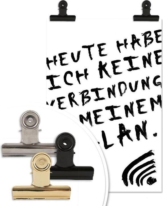 Actual product image Trenddeko Today I have no connection to my E-LAN (80 x 120 cm)