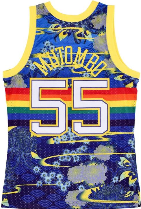 Actual product image Mitchell & Ness Swingman Mesh Jersey Denver Nuggets ASIAN Mutombo - S (S)