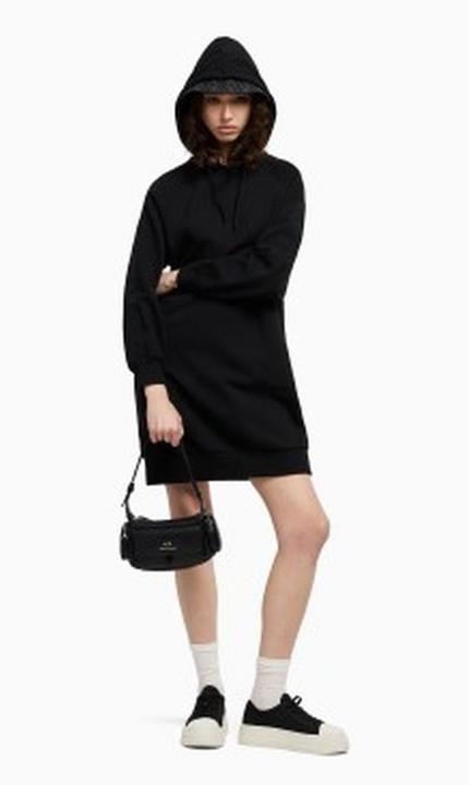 Actual product image Armani Exchange Arte Sella Monogram Tape Detail Dress (M)