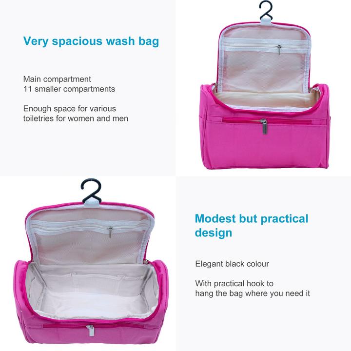 Actual product image Intirilife Cosmetic Bag in PINK