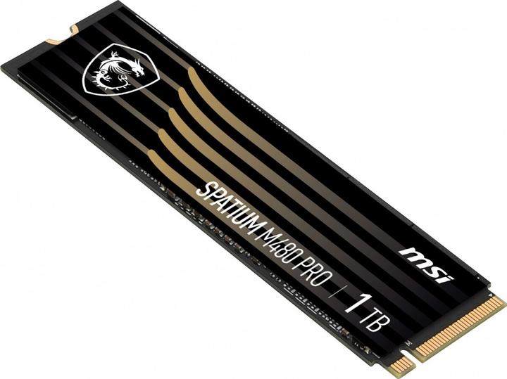 Actual product image MSI SPATIUM M480 PRO PCIE 4.0 NVME M.2 1TB (1000 GB, M.2 2280)