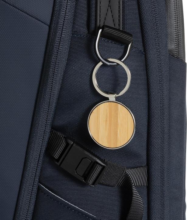 Actual product image Xd Collection Round Zinc Alloy Recycled Keyring