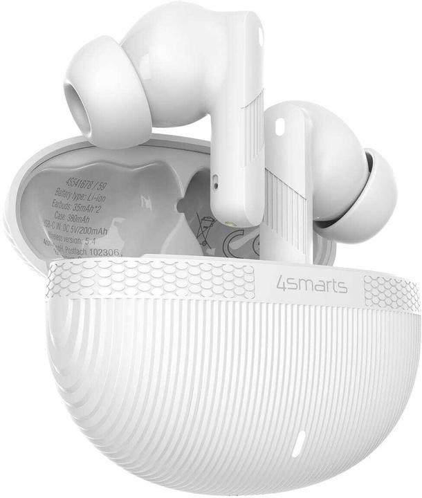 Actual product image 4smarts Wireless Headset SkyBuds Pro ANC, weiss (ANC, 20 h, Wireless)