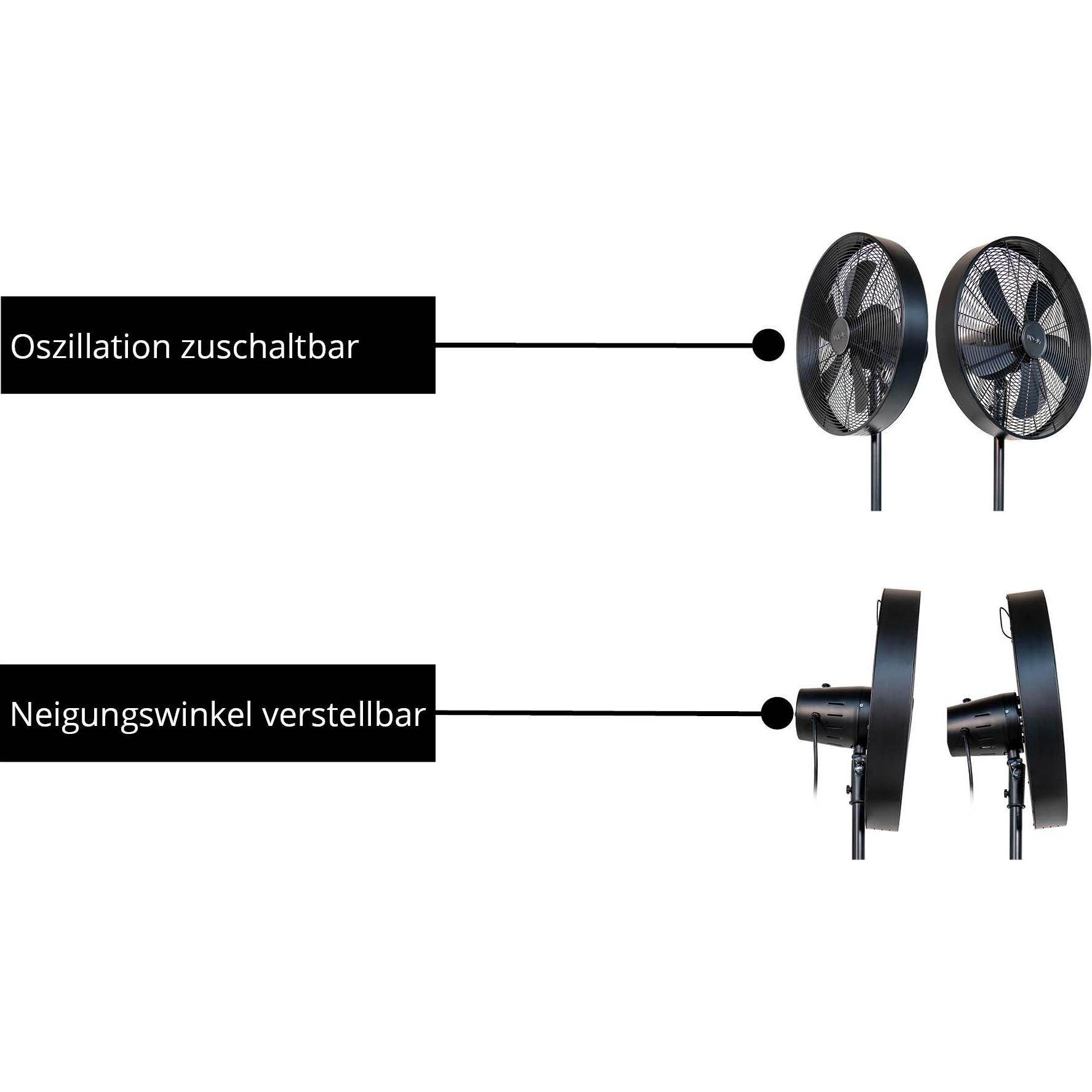 Thumbnail - Unold 86725 Standventilator, Ventilator, Schwarz