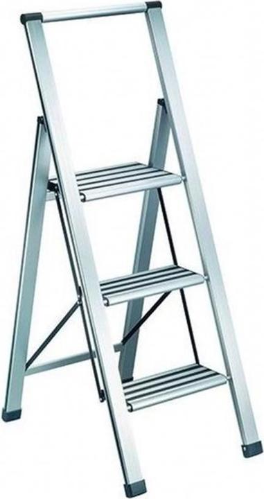 Échelle pliante en aluminium SLIMSTER, 3 marches (Escabeau, 99 cm)