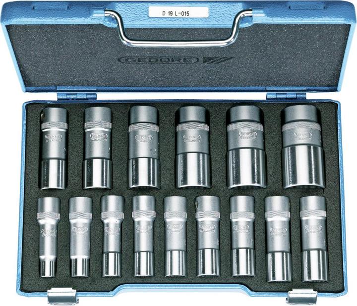 Immagine prodotto Gedore Set di chiavi a bussola metriche (32 mm, 19 mm, 12 mm, 24 mm, 14 mm, 22 mm, 16 mm, 10 mm, 21 mm, 18 mm, 27 mm, 17 mm, 15 mm, 30 mm, 13 mm)