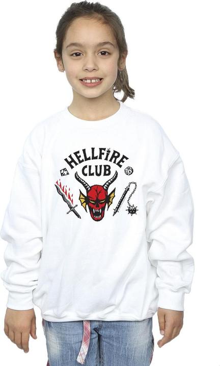 Produktbild Netflix Stranger Things Hellfire Club Sweatshirt Mädchen (128)