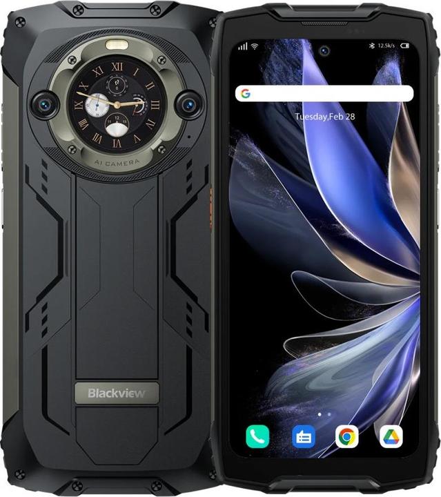 Blackview BV9300 Pro (256 Go, Noir, 6.70", Double SIM hybride, 4G)