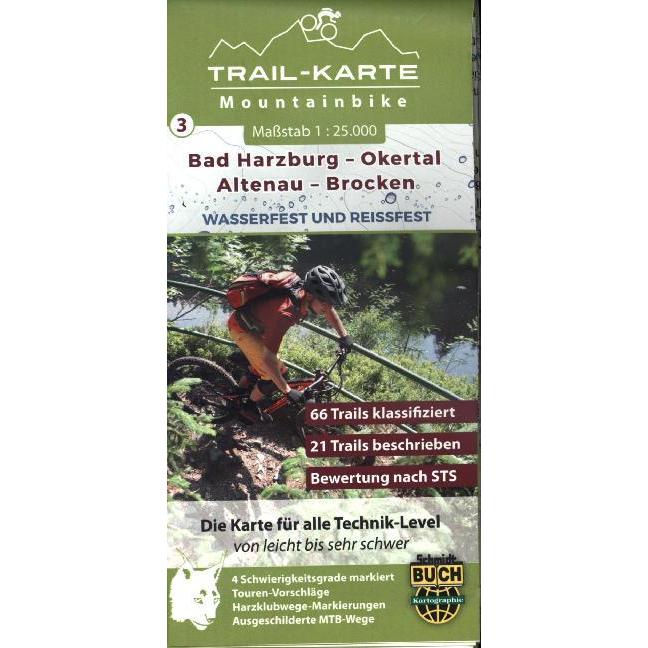 MTB Trail-Kte Harz.Nr.03.Bad Harzburg, Landkarte