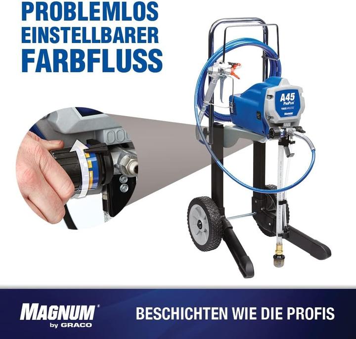 Actual product image Graco Airless paint sprayer Magnum by A45 ProPlus