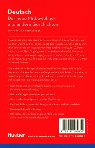 Produktbild Der neue Mitbewohner und andere Geschichten A1 : mit MP3-Download (Deutsch, Leonhard Thoma, 2023)