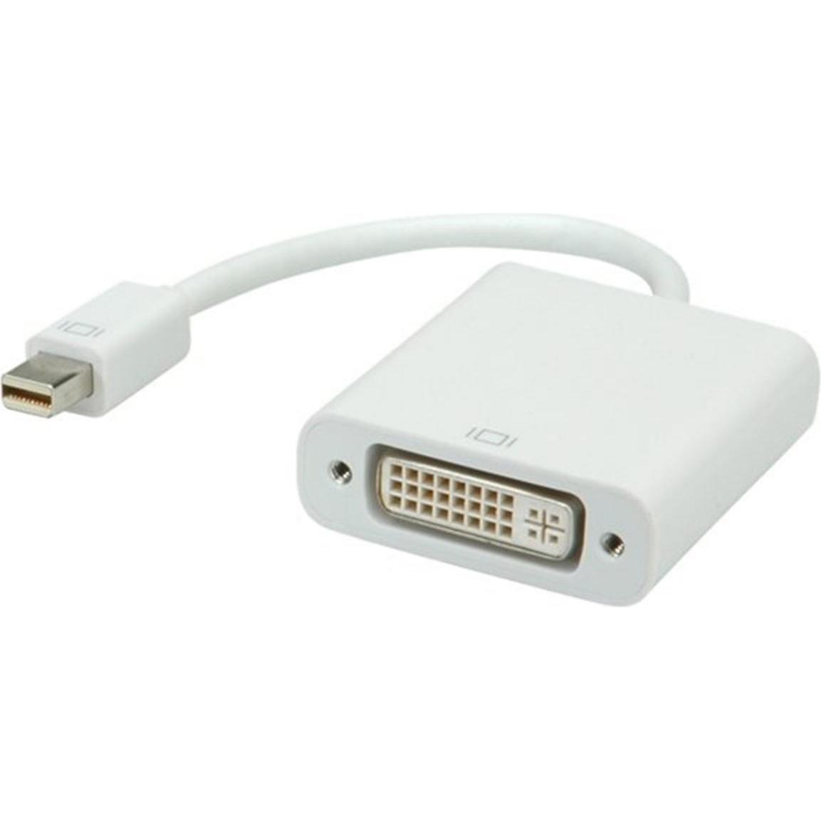 Roline Mini DP chiuso (DVI, 10 cm), Adattatore dati + video, Bianco