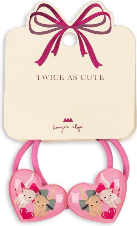 Image du produit Konges Slojd 2Pack Vilma Haargummis Bow Kitty (Élastiques à cheveux)