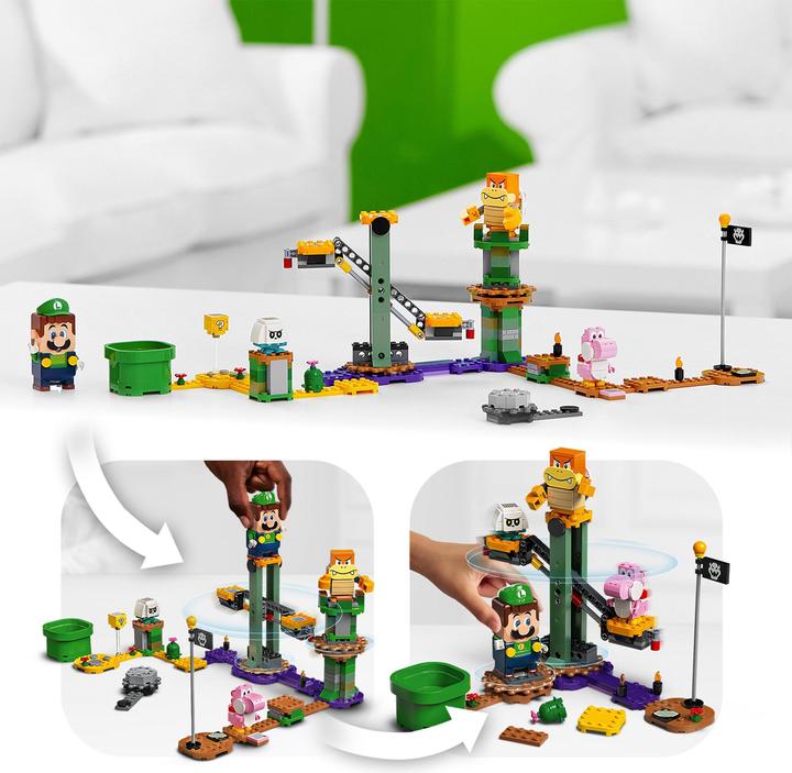 Image du produit LEGO Super Mario 71387 Kit de démarrage Aventure avec Luigi (71387, LEGO difficiles à trouver, LEGO Super Mario)