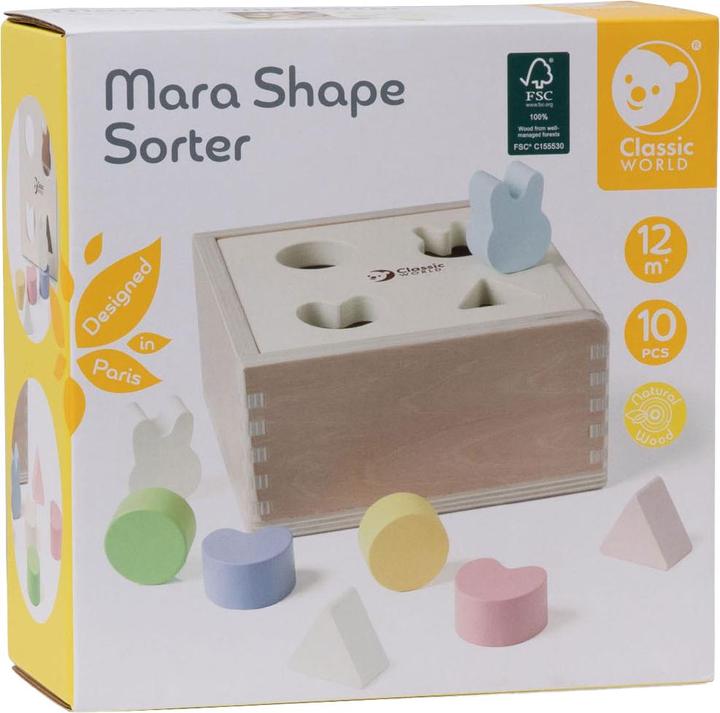 Immagine prodotto Classic World Selezionatore di stampi in legno Mara 10 pezzi.