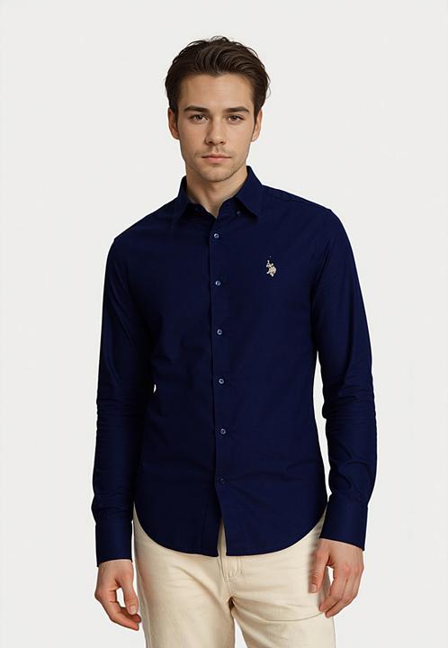Immagine prodotto U.S. Polo Hemd Twill Langarmhemd Button-Down (L)