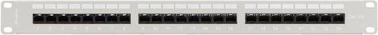 Immagine prodotto Lanberg Patch Panel 24 Port 1u 19 Kat.6a Utp Z Organizerem Kablowym Szary