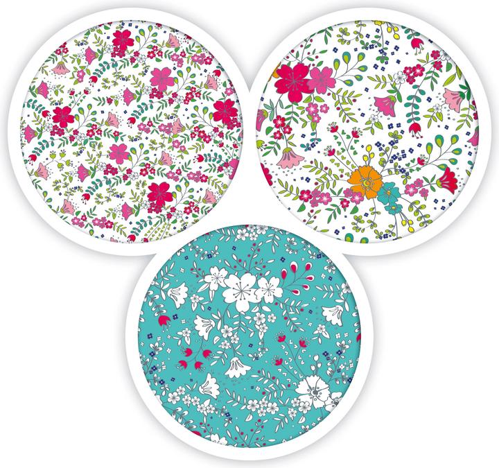 Image du produit Oxford Forme florale (A5, À rayures, Couverture rigide)