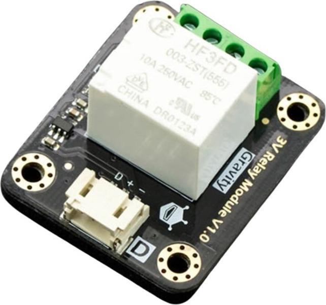 Immagine prodotto DFRobot Modulo relè Gravity 10A compatibile con la logica 3.3-5V