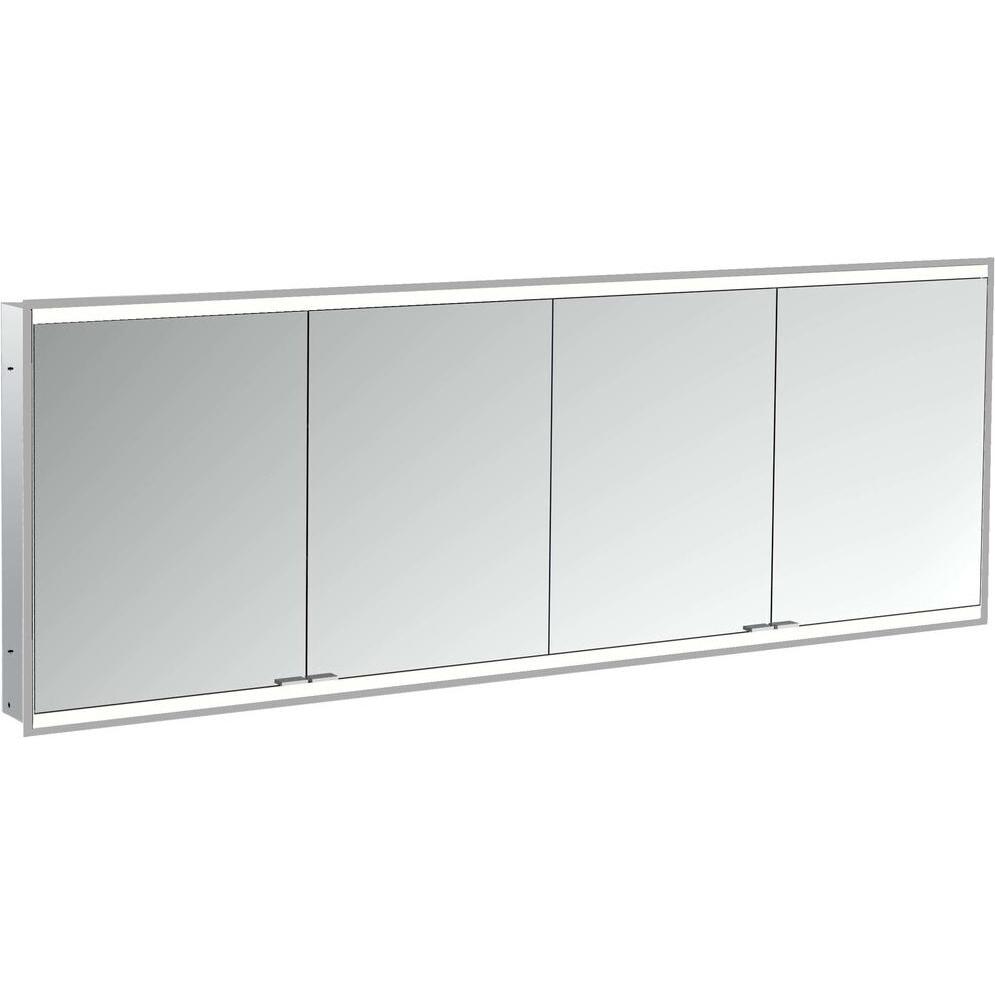 Emco, Spiegelschrank, prime 2 Facelift Lichtspiegelschrank, 2000 mm, 4 Türen, Unterputzmodell, 9497