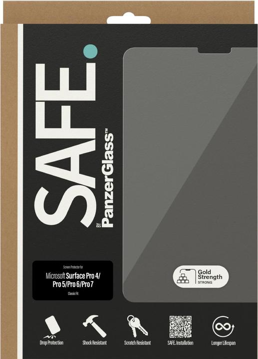 Actual product image PanzerGlass Tablet protection film Case Friendly Surface Pro 4/5/6/7 (1 Piece, Surface Pro 4)