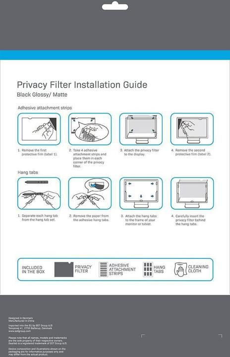 Image du produit eSTUFF Filtre de confidentialité 34.0" incurvé (34", 21 : 9)