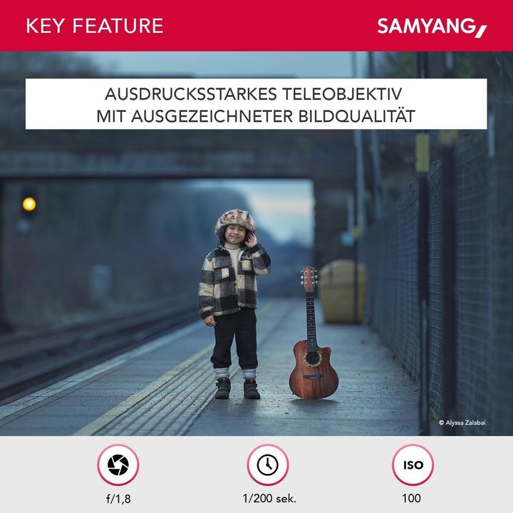 Produktbild Samyang AF 135mm f/1.8 FE (Sony E, APS-C / DX, Vollformat)
