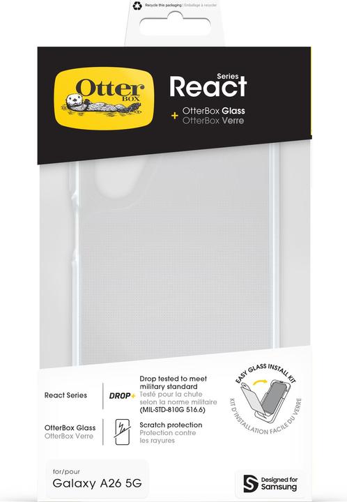 Produktbild OtterBox React + Glass (Samsung Galaxy A26)