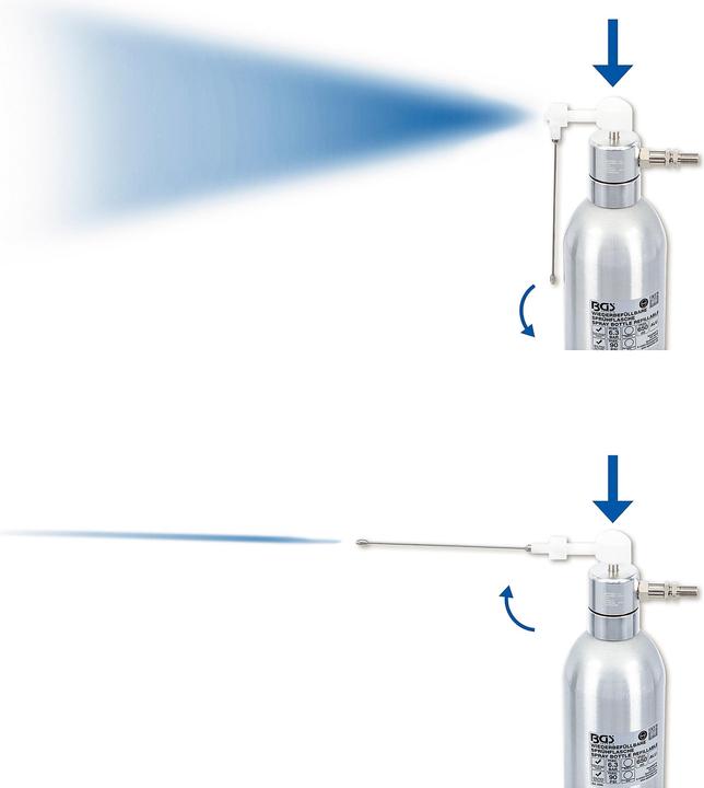 Actual product image BGS Air Spray Bottle Aluminium 650 ml