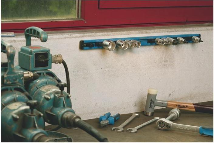 Actual product image Gedore Plug strip, magnetic 1/4" empty