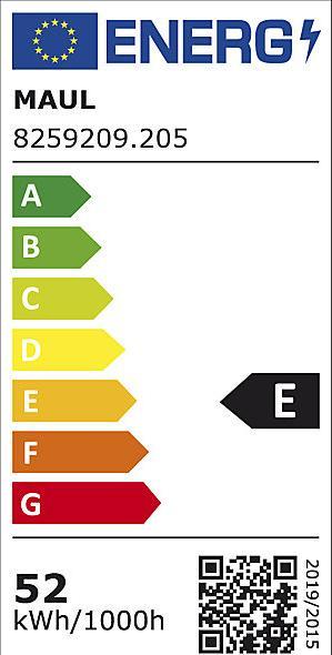 Energie-Label Maul Stehleuchte LED sirius dimmbar (8750 lm)